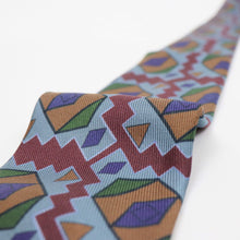 画像をギャラリービューアに読み込む, Spacca Neapolis(スパッカ ネアポリス)トレピエゲ 三つ折り シルク タイ【サックス】国内正規品