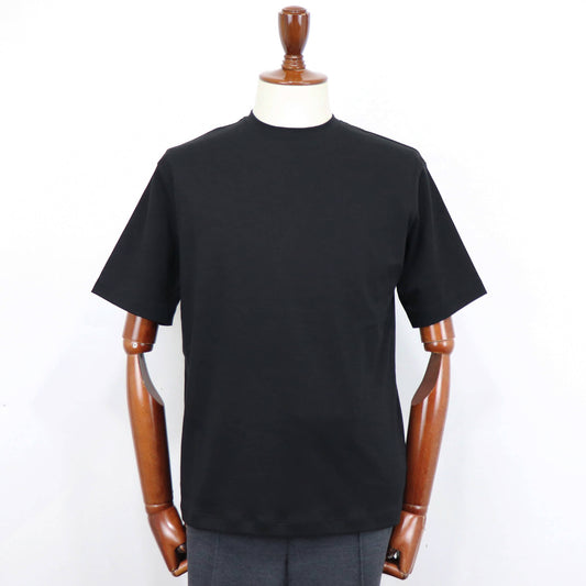 【再入荷】RIVORA(リヴォラ)Suvin Cotton Crew Neck スビンコットン クルーネック Giotto 別注 Tシャツ【ブラック】国内正規品