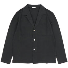 画像をギャラリービューアに読み込む, nomiamo(ノミアモ)コットンリネン カットソージャケット【ブラック】国内正規品