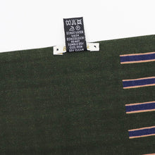 画像をギャラリービューアに読み込む, Bleck(ブレック)ストライプ柄 ウール100% ストール【グリーン】国内正規品
