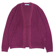 画像をギャラリービューアに読み込む, Blu Bre(ブルブレ)リネンシルク ボタンレスカーディガン【バイオレット】国内正規品