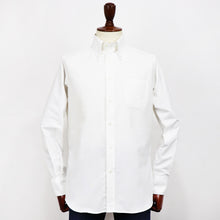 画像をギャラリービューアに読み込む, INDIVIDUALIZED SHIRTS(インディヴィジュアライズド シャツ)Giotto 別注 STANDARD FIT スタンダードフィット ボタンダウン コットン ツイル シャツ【オフホワイト】国内正規品