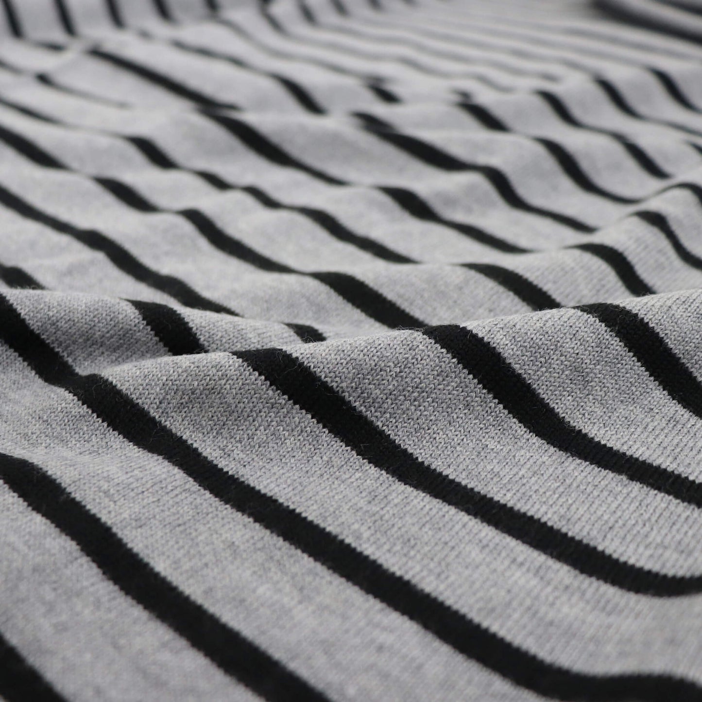 GRAN SASSO(グランサッソ)ボーダータートルネック【グレー×ブラック】国内正規品