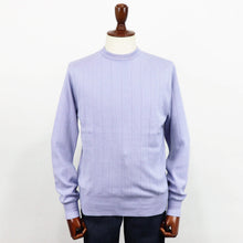 画像をギャラリービューアに読み込む, Vandori(ヴァンドリ)針抜き コットンカシミヤ クルーネック ニット【ラベンダー】国内正規品