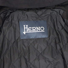 画像をギャラリービューアに読み込む, HERNO(ヘルノ)ミリタリーコート モッズコート【ブラック】国内正規品