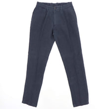 画像をギャラリービューアに読み込む, DEVORE(デヴォレ)セットアップ リネン ワンプリーツ パンツ【ネイビー】国内正規品