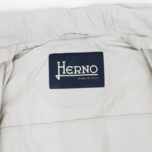 画像をギャラリービューアに読み込む, HERNO(ヘルノ)M-65 型 撥水ナイロンジャケット【アイボリー】国内正規品