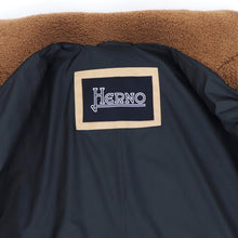 画像をギャラリービューアに読み込む, HERNO(ヘルノ)エコファー チェスターコート【キャメル】国内正規品