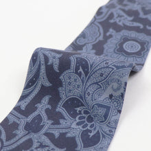 画像をギャラリービューアに読み込む, ROBERT FRASER(ロバートフレイザー)ハンドメイド ペイズリー柄 ネクタイ【ネイビー】国内正規品