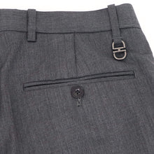画像をギャラリービューアに読み込む, ORTELO(オルテロ)HOLLEBECK 2プリーツ ウールパンツ【チャコールグレー】国内正規品