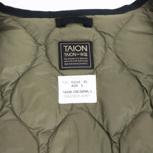 画像をギャラリービューアに読み込む, TAION(タイオン)ミリタリー オーバーサイズクルーネック ダウンジャケット ソフトシェル【ブラック】国内正規品