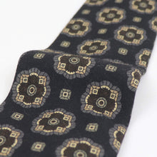 画像をギャラリービューアに読み込む, Stefano Cau(ステファノカウ)小紋柄 ウールタイ【ネイビーベース】国内正規品