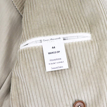 画像をギャラリービューアに読み込む, Errico Formicola(エリコ フォルミコラ)MARCO DP 太畝コーデュロイダブルジャケット【ベージュ】国内正規品