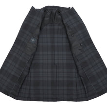 画像をギャラリービューアに読み込む, TITO ALLEGRETTO(ティト アレグレット)ベルテッド ダブル タータンチェック【ブラック系】国内正規品