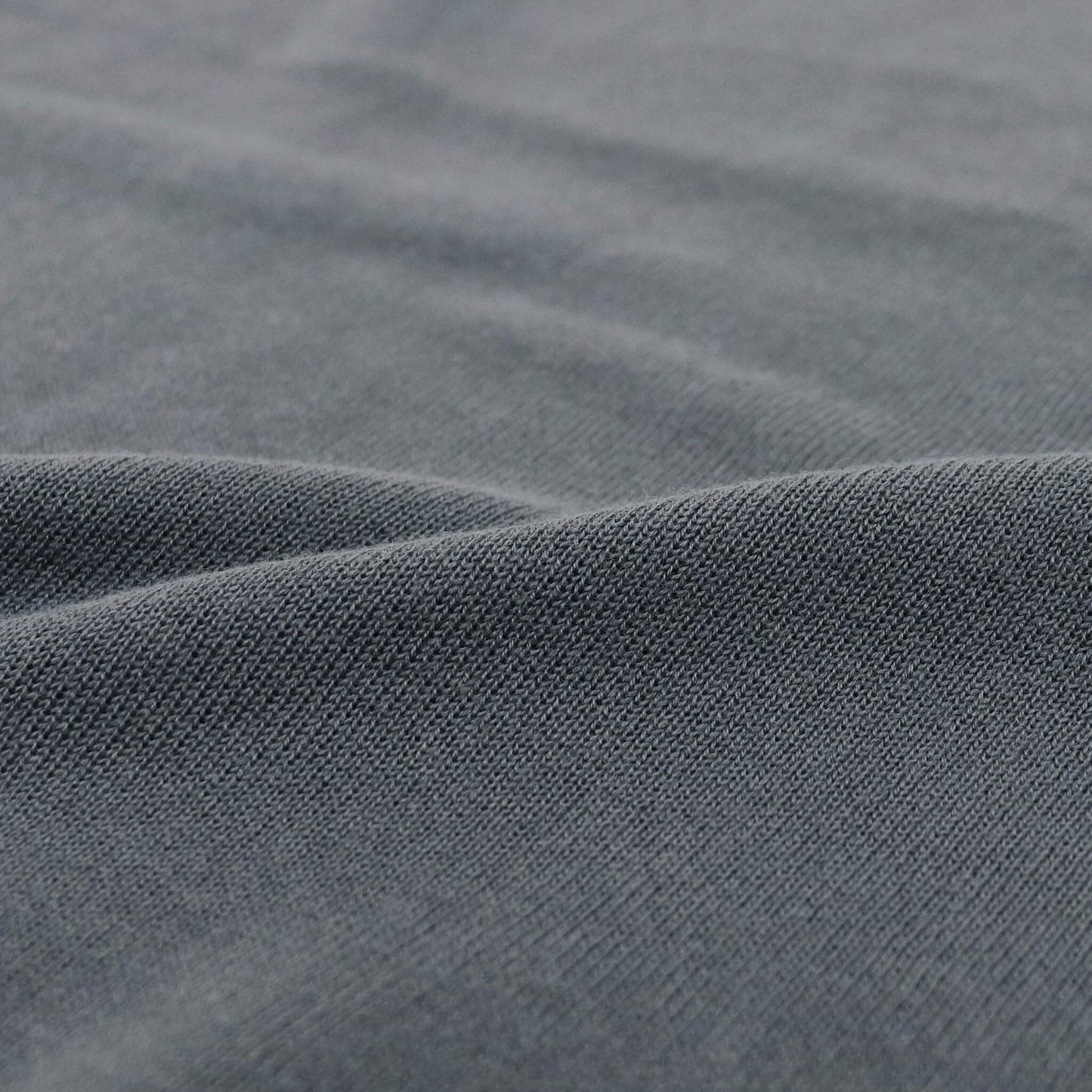 Vandori(ヴァンドリ)コットン100% ガゼット クルーネックロングスリーブ ニット【ミディアムグレー】国内正規品