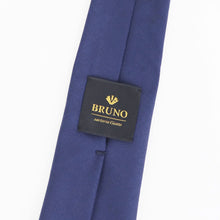 画像をギャラリービューアに読み込む, BRUNO(ブルーノ)CERRUTI チェルッティ 生地使用 スフォデラート Sette Pieghe セッテピエゲ 7つ折り ウール ネクタイ【ネイビー】正規販売店