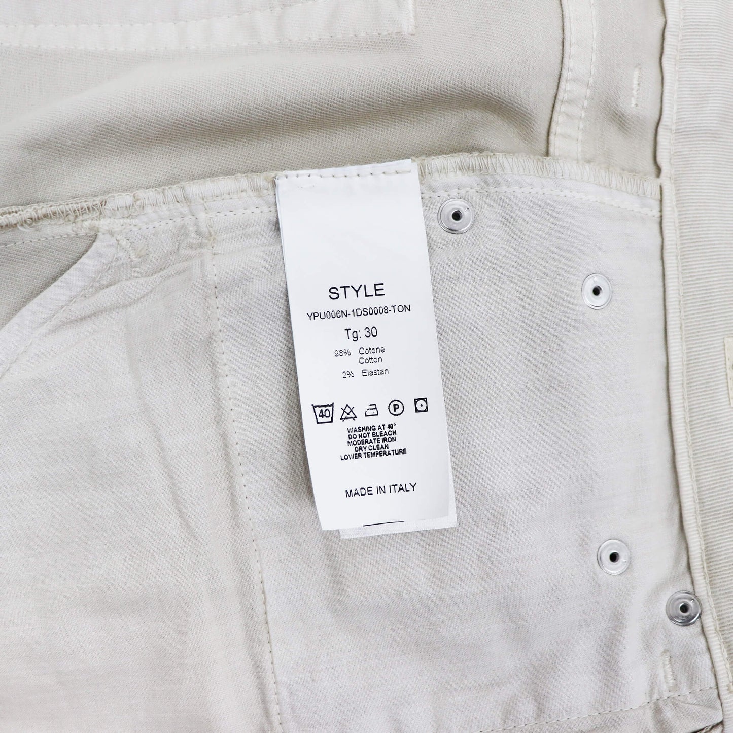 YCHAI(イカイ)EDMUNDO / エドモンド 製品染め ストレッチ コットンパンツ【サンドベージュ】国内正規品