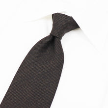 画像をギャラリービューアに読み込む, BRUNO(ブルーノ)スフォデラートトレピエゲ ウールタイ MARLANE / マルラーネ 生地使用 トレピエゲ 三つ折り ウール ネクタイ【ブラウン】正規販売店