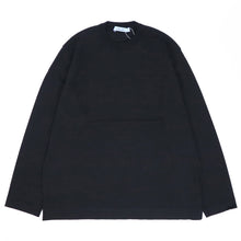 画像をギャラリービューアに読み込む, Blu Bre(ブルブレ)ドライタッチウール リラクシーロングスリーブ【ブラック】国内正規品