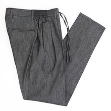 画像をギャラリービューアに読み込む, giabsarchivio(ジャブスアルキヴィオ)MASACCIO/R1 デニムライク イージーパンツ【チャコールグレー】国内正規品