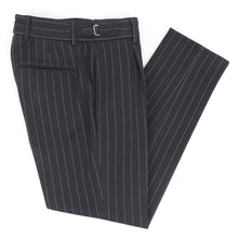 画像をギャラリービューアに読み込む, giabsarchivio(ジャブスアルキヴィオ)VIRGILIO / ヴィルジリオ ストライプジャージー パンツ【ブラック×グレー】国内正規品