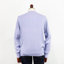 画像をギャラリービューアに読み込む, Vandori(ヴァンドリ)針抜き コットンカシミヤ クルーネック ニット【ラベンダー】国内正規品
