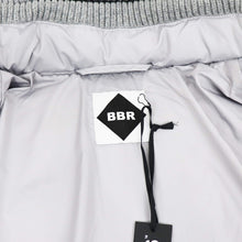画像をギャラリービューアに読み込む, BBR(ビービーアール)ニットダッフル ダウンブルゾン【ライトグレー】国内正規品