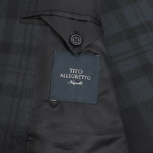 画像をギャラリービューアに読み込む, TITO ALLEGRETTO(ティト アレグレット)ベルテッド ダブル タータンチェック【ブラック系】国内正規品