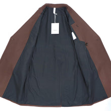 画像をギャラリービューアに読み込む, hevo(イーヴォ)BRINDISI ブリンディジ ダブルブレスト ベルテッド ウール コート【ブラウン】国内正規品
