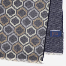 画像をギャラリービューアに読み込む, GIERRE MILANO(ジエレ ミラノ)ウールマフラー【グレー】国内正規品