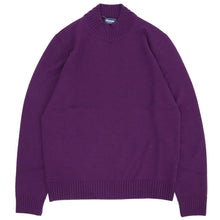 画像をギャラリービューアに読み込む, Drumohr(ドルモア)メリノウール 8G モックネックニット【パープル】国内正規品