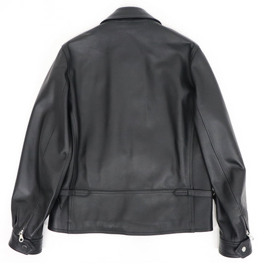CINQUANTA(チンクワンタ)G8 Type FLIGHTBLOUSON レザージャケット シルバージップ【ブラック】国内正規品