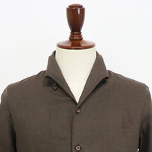 画像をギャラリービューアに読み込む, Massimo d' Augusto(マッシモ ダウグスト)イタリアンカラーシャツ【ブラウン】国内正規品