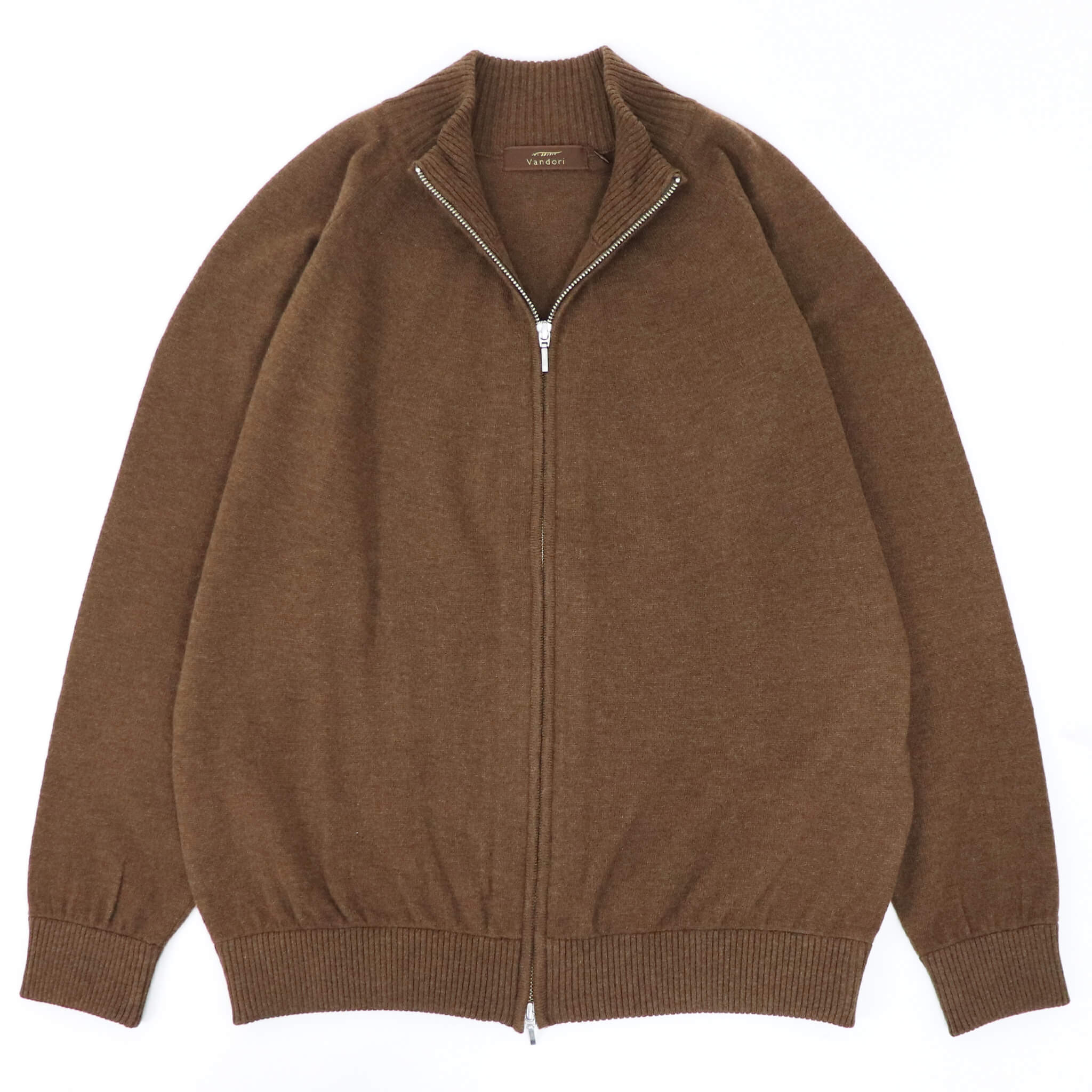 vandori カシミヤブレンド ハイネックジップ Vandori / コットン