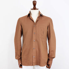 画像をギャラリービューアに読み込む, Errico Formicola(エリコ フォルミコラ)コットン ジャンニシャツ【テラコッタ】国内正規品