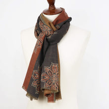 画像をギャラリービューアに読み込む, GIERRE MILANO(ジエレ ミラノ)ウールストール【ブラウン系】国内正規品