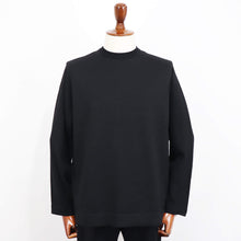 画像をギャラリービューアに読み込む, Blu Bre(ブルブレ)ドライタッチウール リラクシーロングスリーブ【ブラック】国内正規品