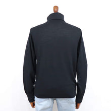 画像をギャラリービューアに読み込む, Blu Bre(ブルブレ)タートルネック Super 120 ウール100%【ブラック】国内正規品