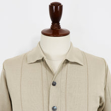 画像をギャラリービューアに読み込む, Blu Bre(ブルブレ)針抜き シャツカーディガンニット【SHADE BEIGE】国内正規品