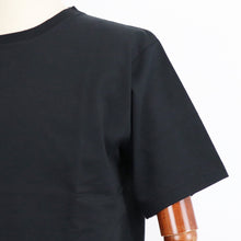 画像をギャラリービューアに読み込む, THE SOLE(ザソール)スビンコットン Tシャツ【ブラック】国内正規品