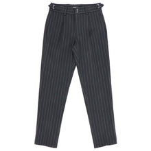 画像をギャラリービューアに読み込む, giabsarchivio(ジャブスアルキヴィオ)VIRGILIO / ヴィルジリオ ストライプジャージー パンツ【ブラック×グレー】国内正規品