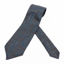 画像をギャラリービューアに読み込む, BRUNO(ブルーノ)スフォデラートトレピエゲ ウールタイ ZIGNONE ジニョーネ 生地使用 トレピエゲ 三つ折り ウール ネクタイ【グレー】正規販売店