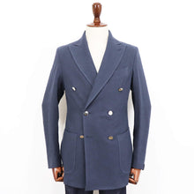 画像をギャラリービューアに読み込む, Errico Formicola(エリコ フォルミコラ)MARCO DP リネンコットン2Bottonジャケット【ネイビー】国内正規品