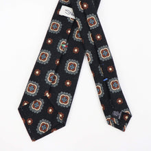 画像をギャラリービューアに読み込む, Stefano Cau(ステファノカウ)小紋柄 ウールタイ【ネイビーベース】国内正規品