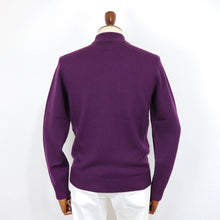 画像をギャラリービューアに読み込む, Drumohr(ドルモア)メリノウール 8G モックネックニット【パープル】国内正規品