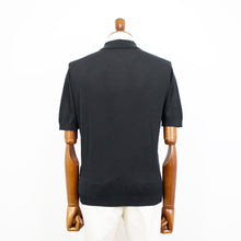 画像をギャラリービューアに読み込む, JOHN SMEDLEY(ジョンスメドレー)EASY FIT ISIS SHIRT FC SS シーアイランド コットン 30ゲージ 半袖 ニット ポロシャツ【ブラック】国内正規品