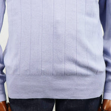画像をギャラリービューアに読み込む, Vandori(ヴァンドリ)針抜き コットンカシミヤ クルーネック ニット【ラベンダー】国内正規品