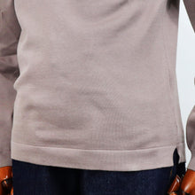 画像をギャラリービューアに読み込む, GRAN SASSO(グランサッソ)12ゲージ コットンモックネックニット ロングスリーブ 長袖【トープ】国内正規品