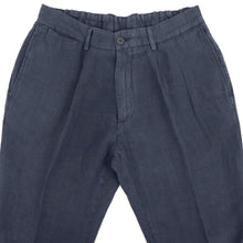 画像をギャラリービューアに読み込む, DEVORE(デヴォレ)セットアップ リネン ワンプリーツ パンツ【ネイビー】国内正規品