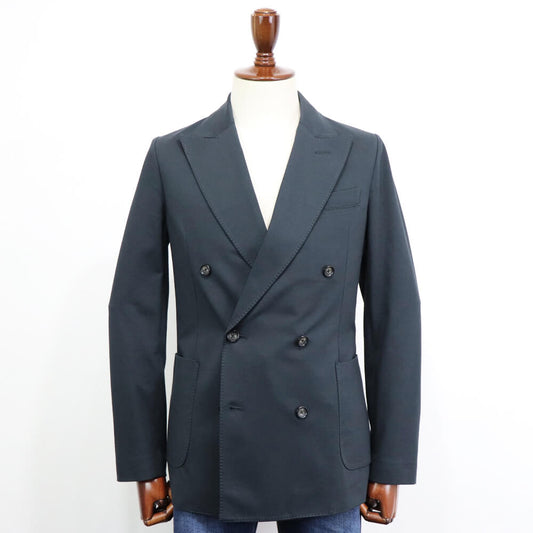 CIRCOLO 1901(チルコロ 1901)ジャージー素材 ダブルブレストジャケット【ネイビー】国内正規品